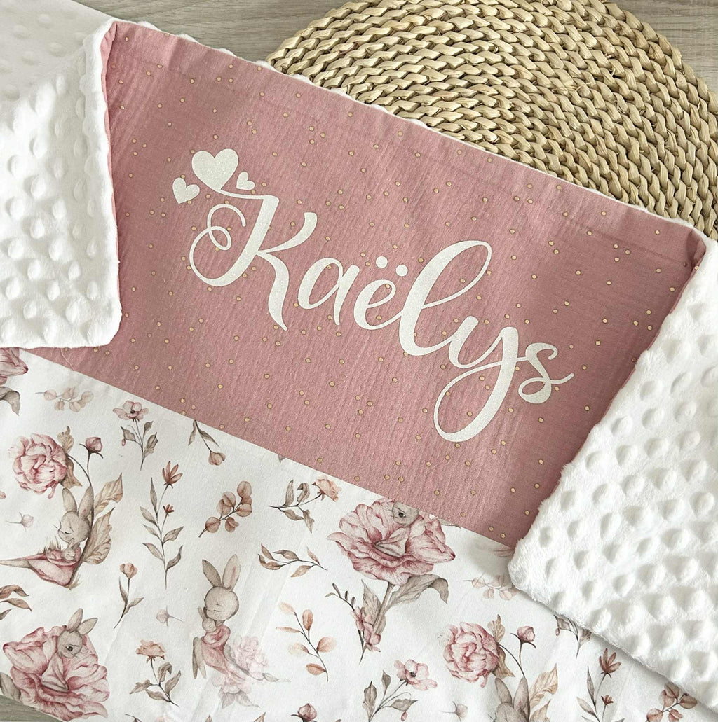 Couverture Gaze et Motif Personnalisée