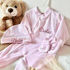 Coffret Pyjama 3pcs - Velours (9 couleurs)