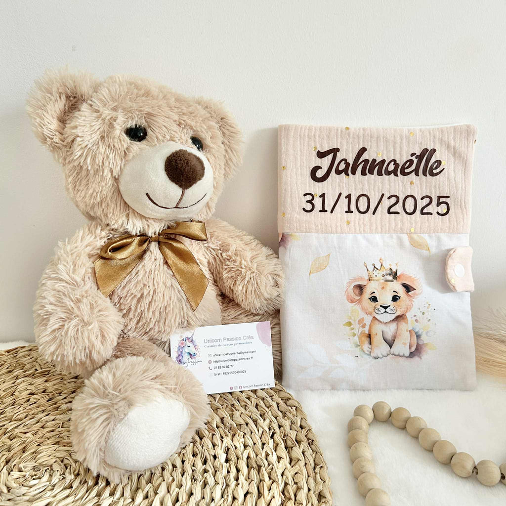 Carnet de Santé Gaze de Coton et Motif Personnalisé