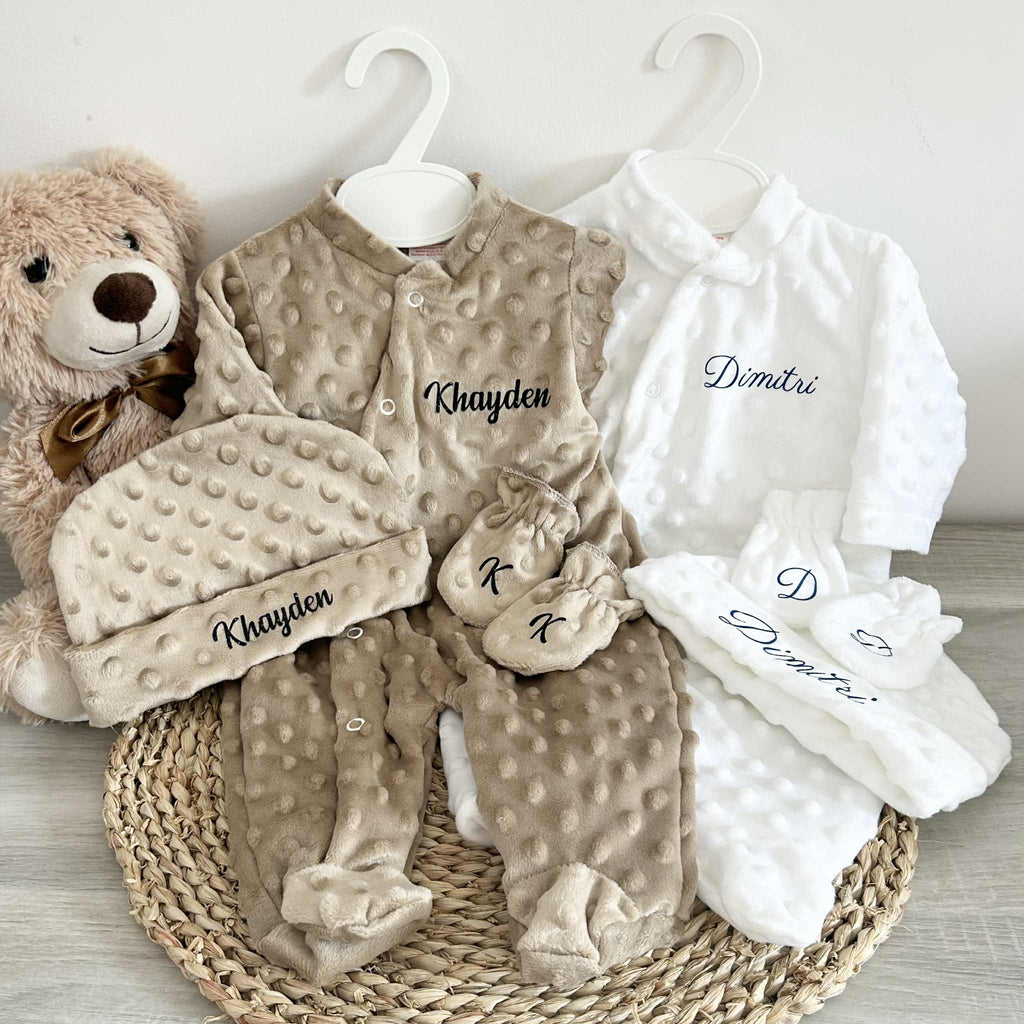 Coffret Pyjama Minky 3pcs Personnalisé