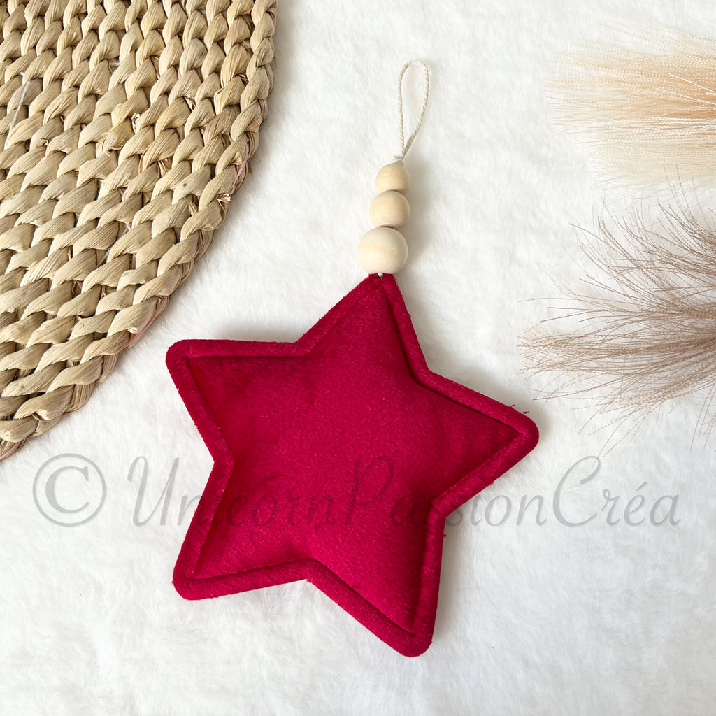 Etoile de Noël Personnalisée