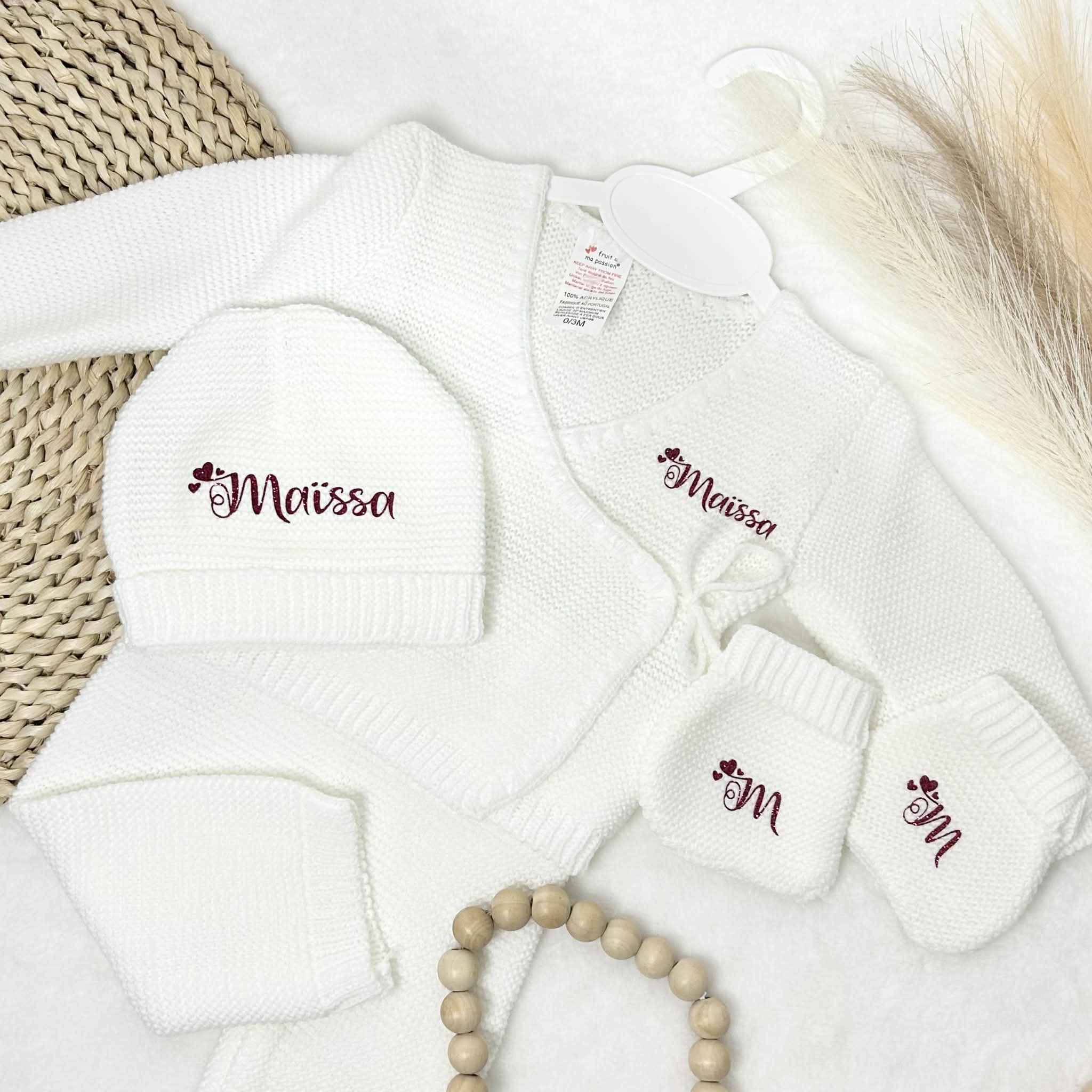Tenue 4pcs - Maille (6 couleurs)