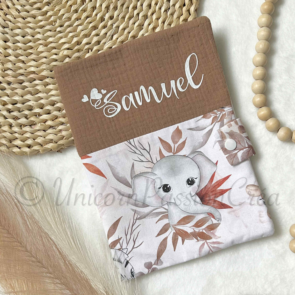 Carnet de Santé Gaze de Coton et Motif Personnalisé