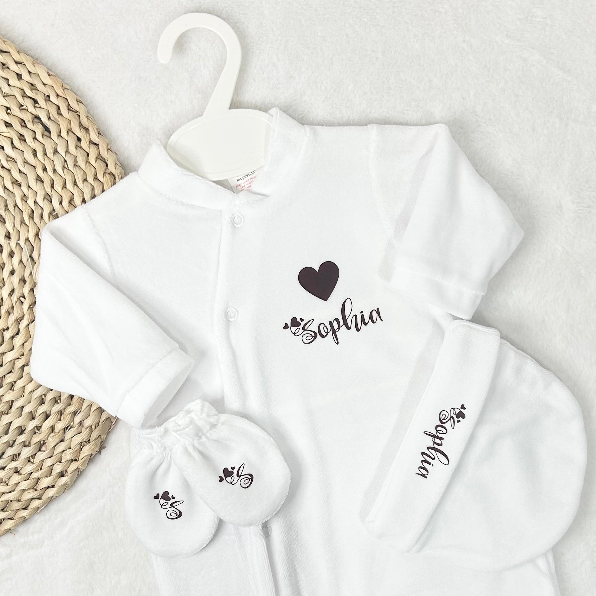 Coffret Pyjama 3pcs - Velours (9 couleurs)