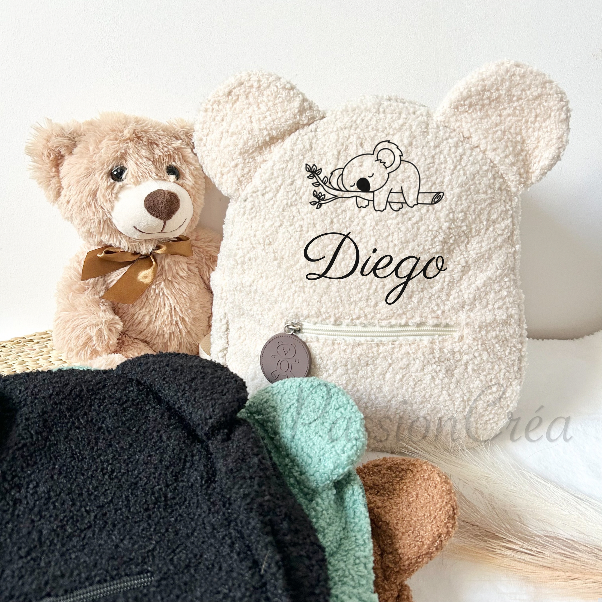 Sac à Dos Ours Moumoute Personnalisé