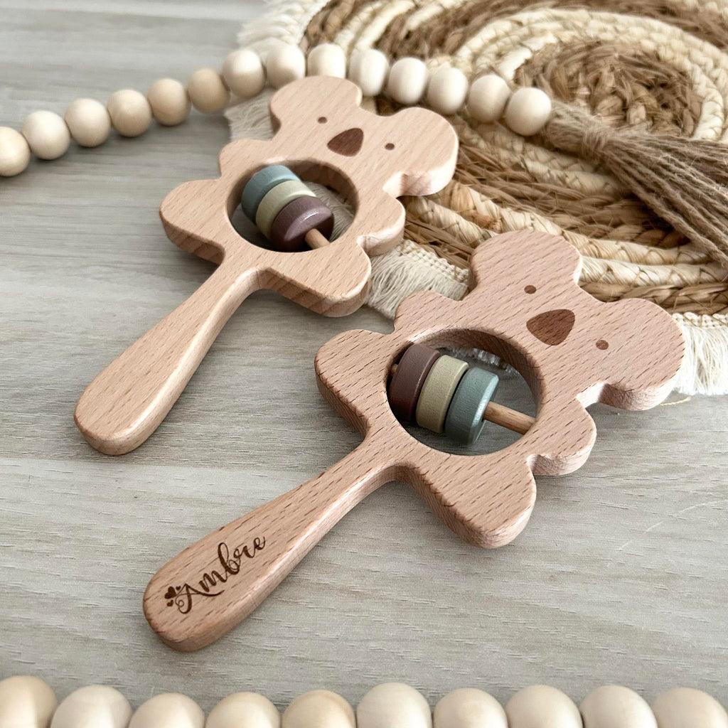 Personnalisez Votre Hochet en Bois