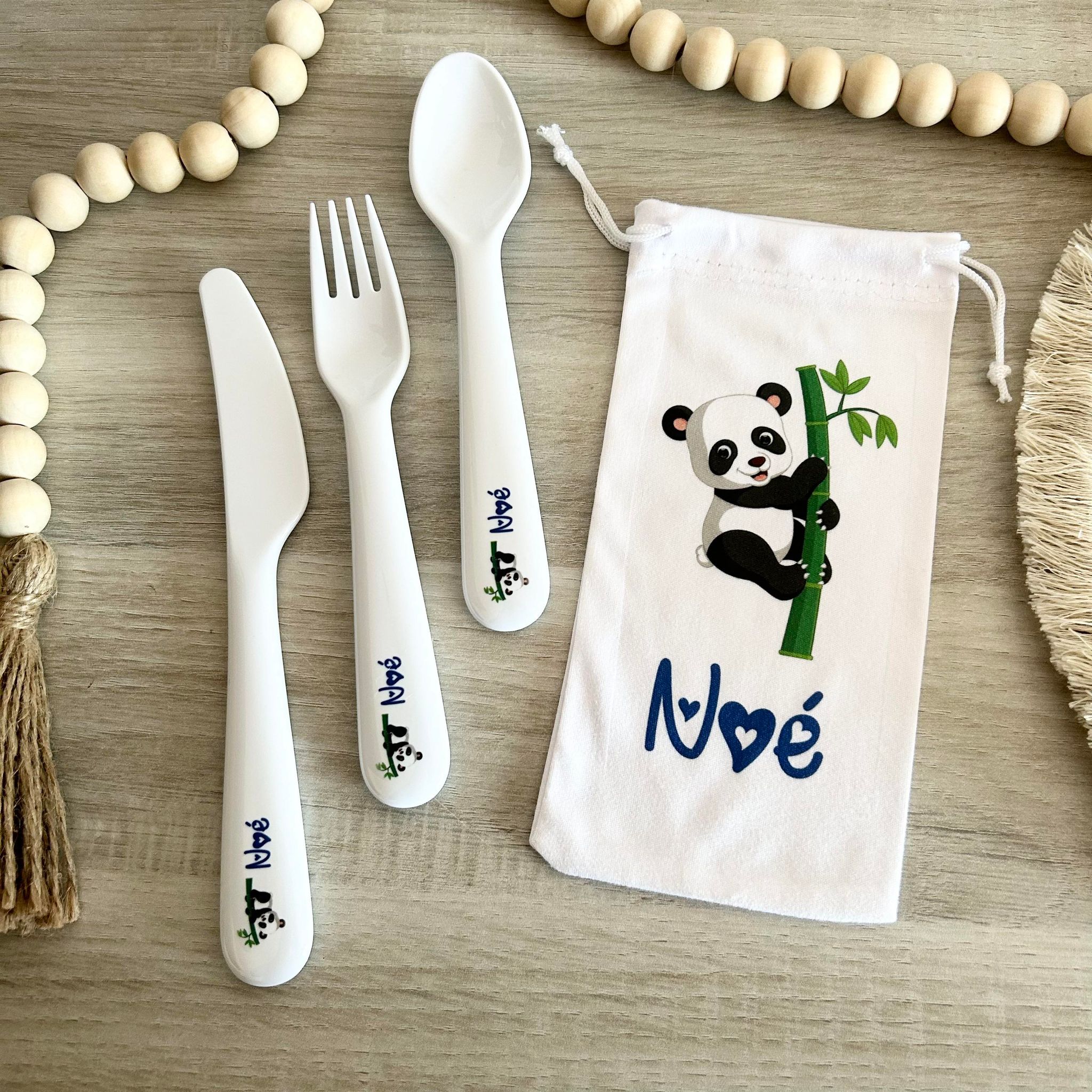 Personnalisez Vos Couverts en Plastique (Plusieurs Motifs)