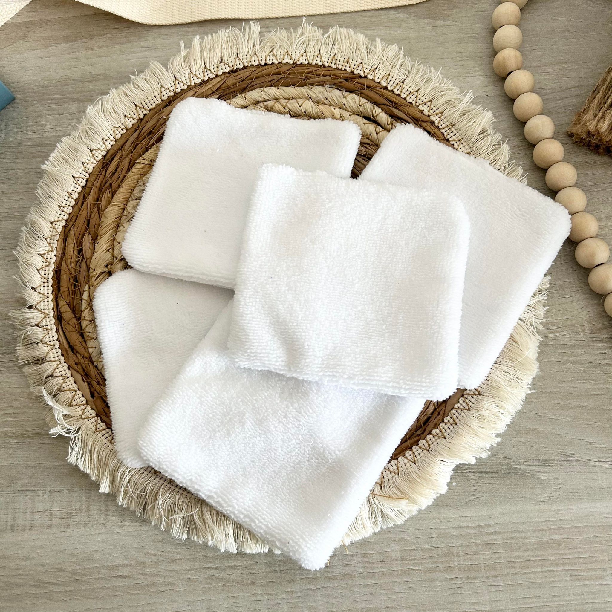 Panière et ses 5 Lingettes Personnalisées