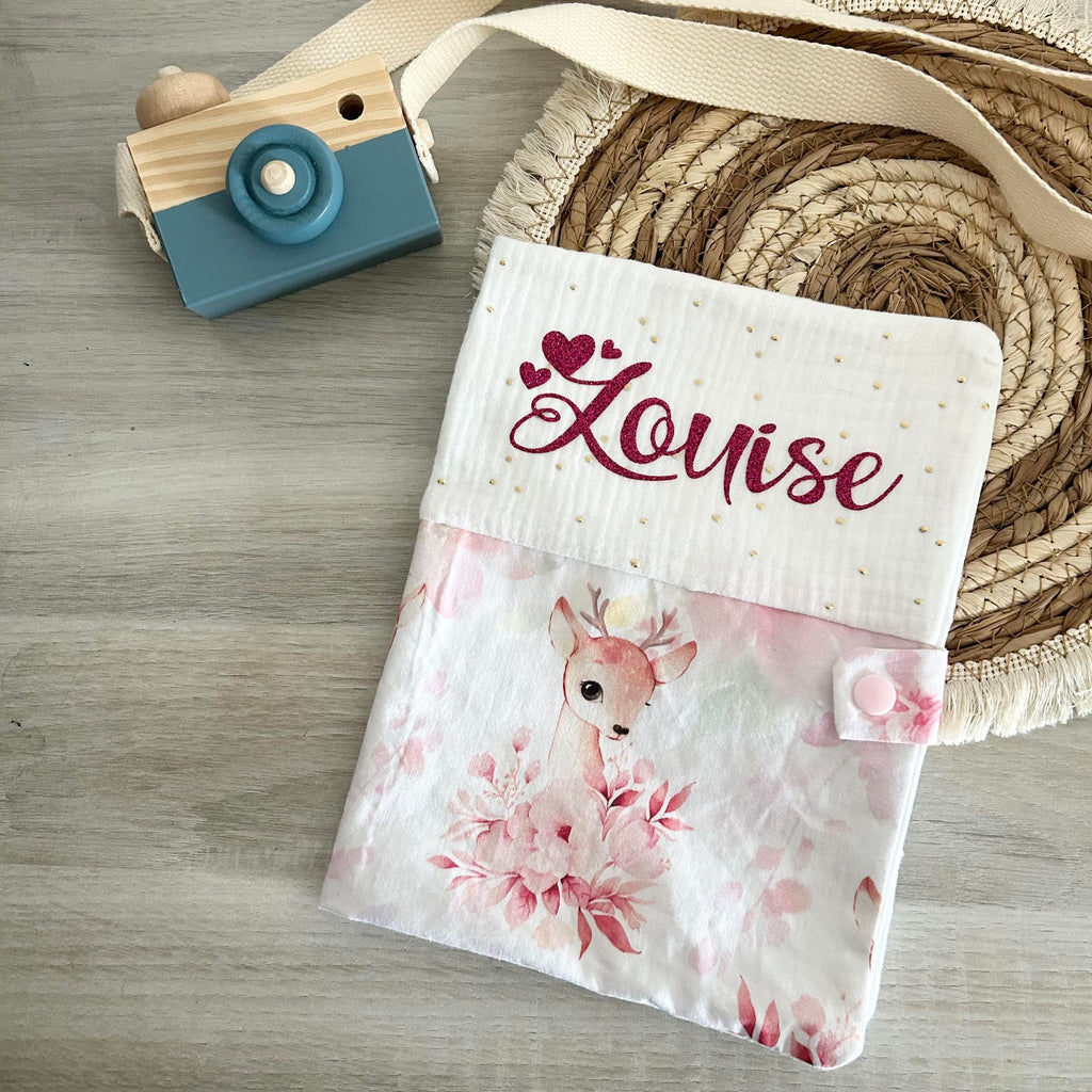 Carnet de Santé Gaze de Coton et Motif Personnalisé