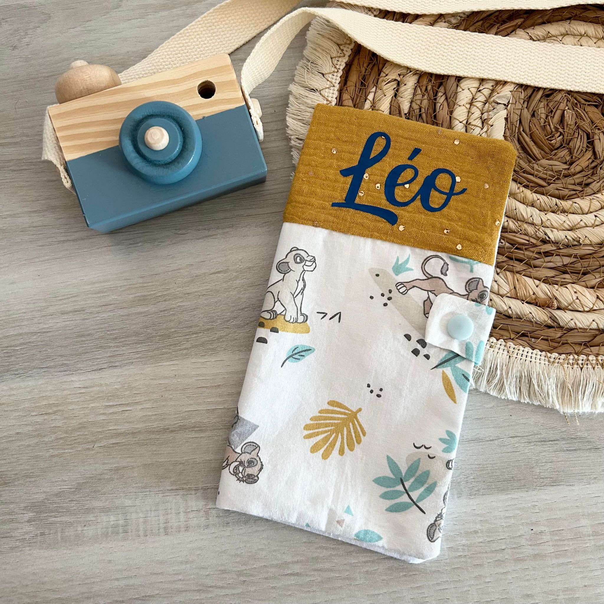 Livret de Famille Gaze de Coton Personnalisé