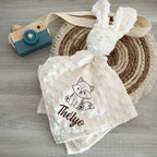 Doudou Lapin Minky Personnalisé