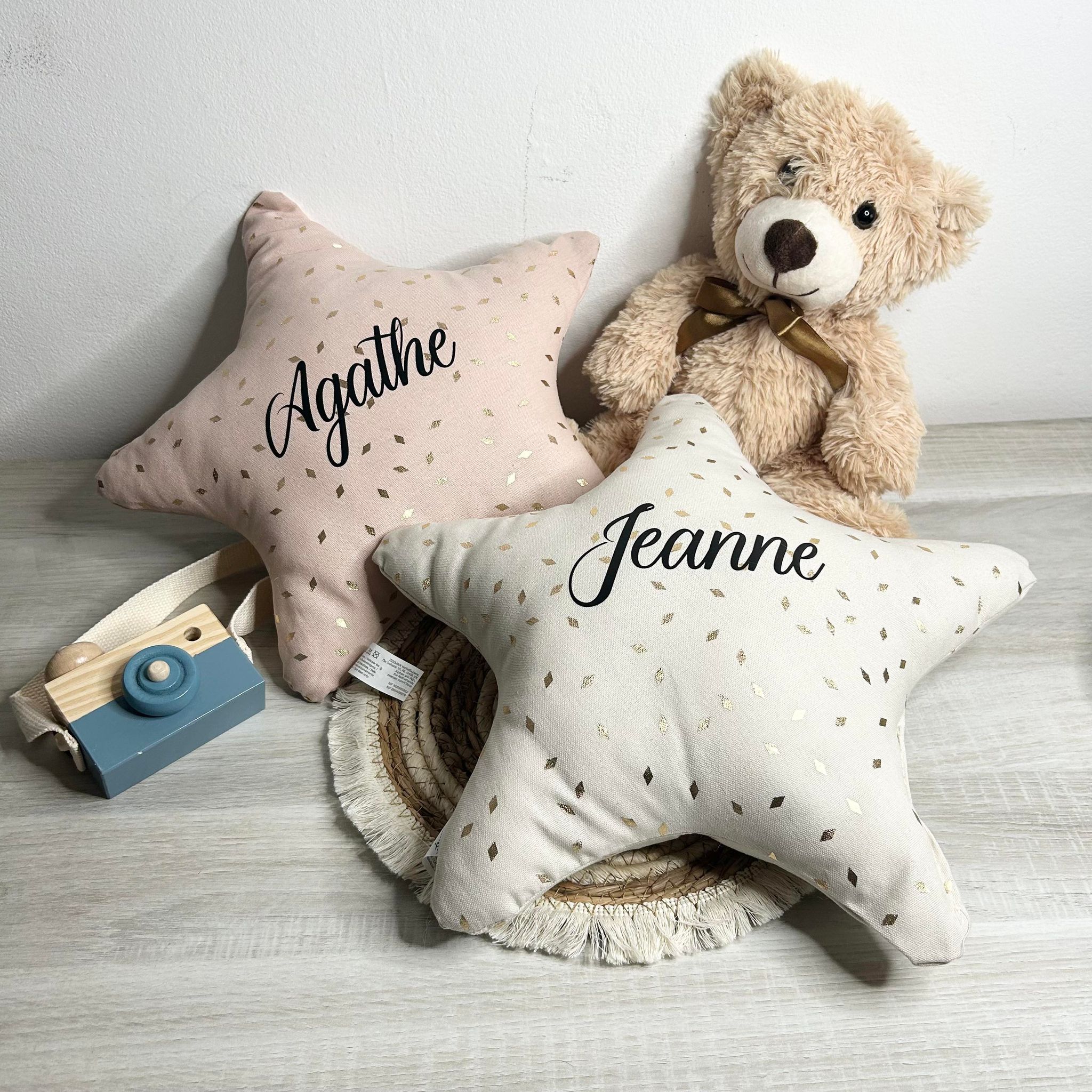 Coussin Etoile Personnalisé