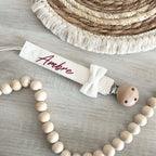 Personnalisez Votre Attache Tétine Papillon en Tissu (Plusieurs Couleurs)