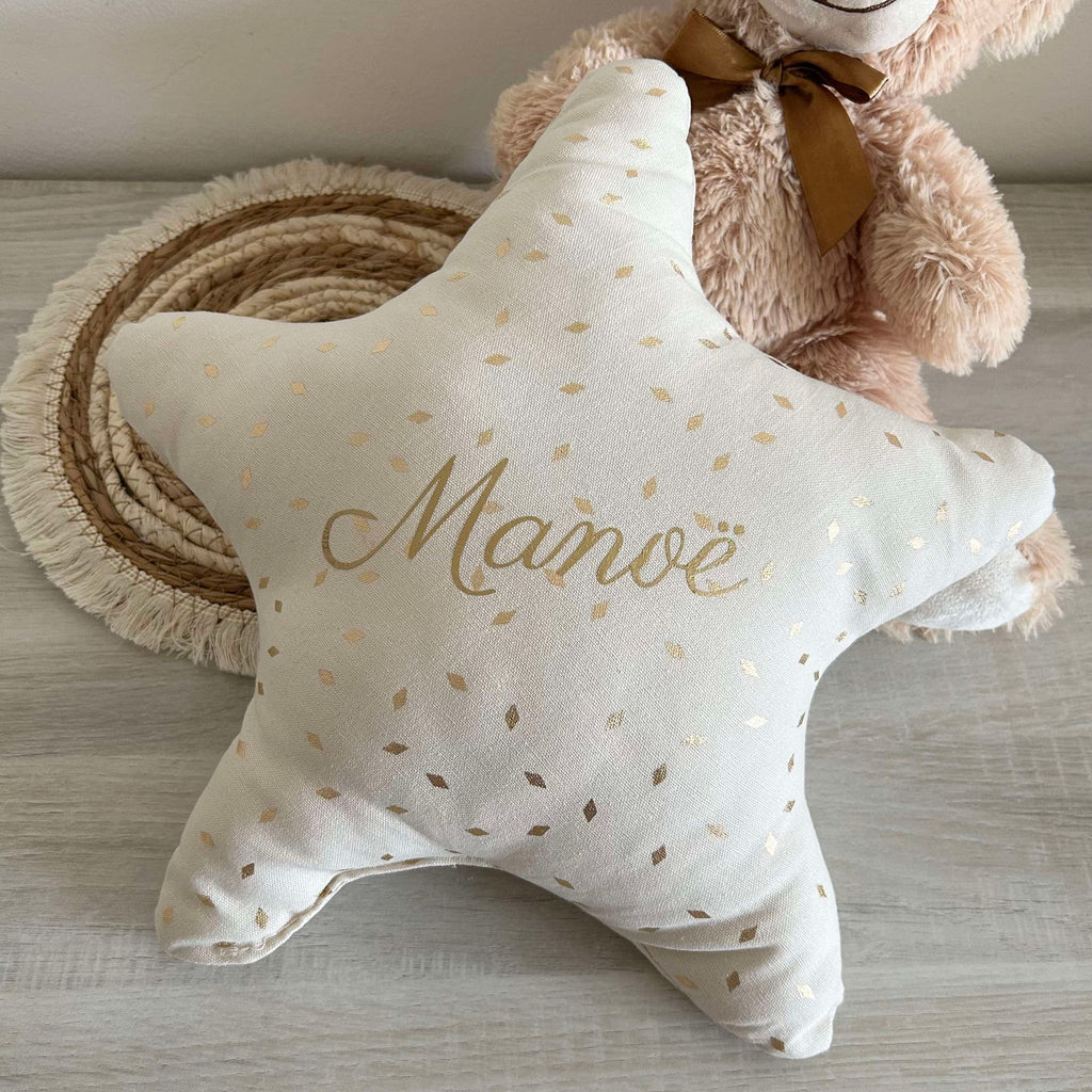 Coussin Etoile Personnalisé