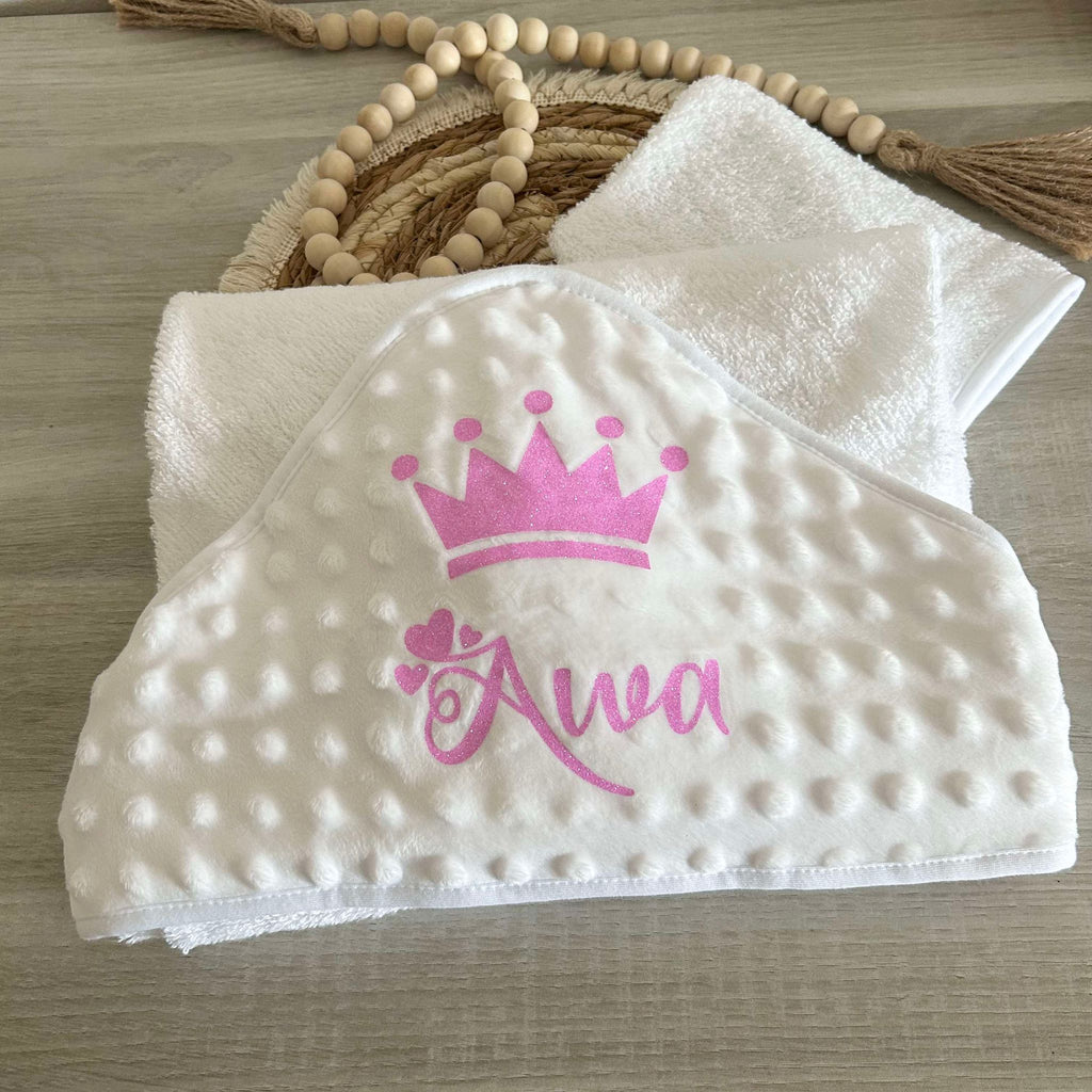 Cape de Bain Minky Personnalisée