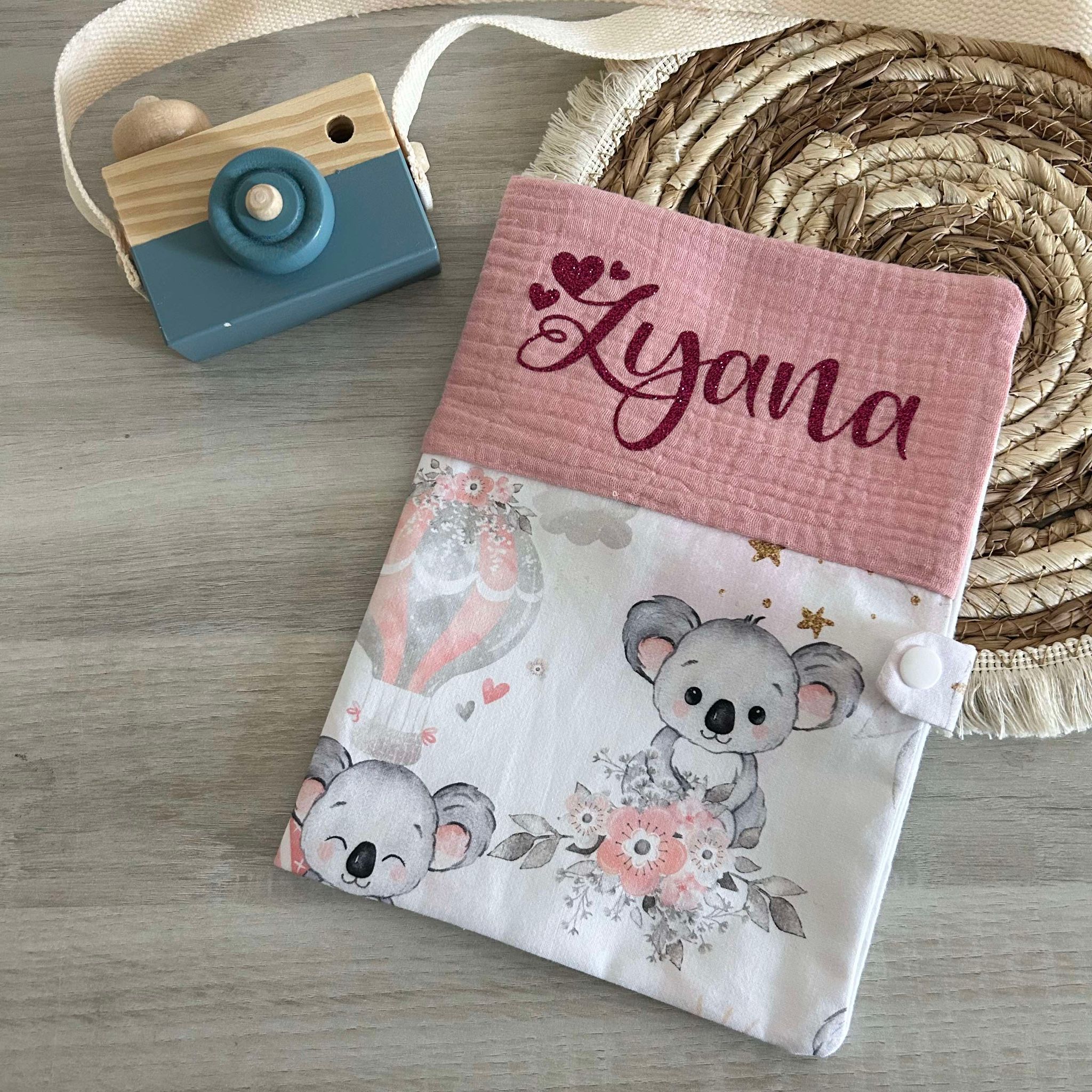 Carnet de Santé Gaze de Coton et Motif Personnalisé