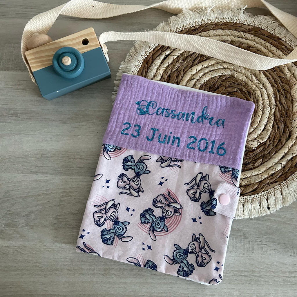 Carnet de Santé Gaze de Coton et Motif Personnalisé