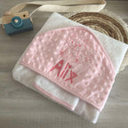 Cape de Bain Minky Personnalisée