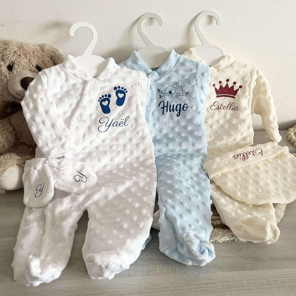 Coffret Pyjama Minky 3pcs Personnalisé