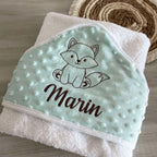 Cape de Bain Minky Personnalisée