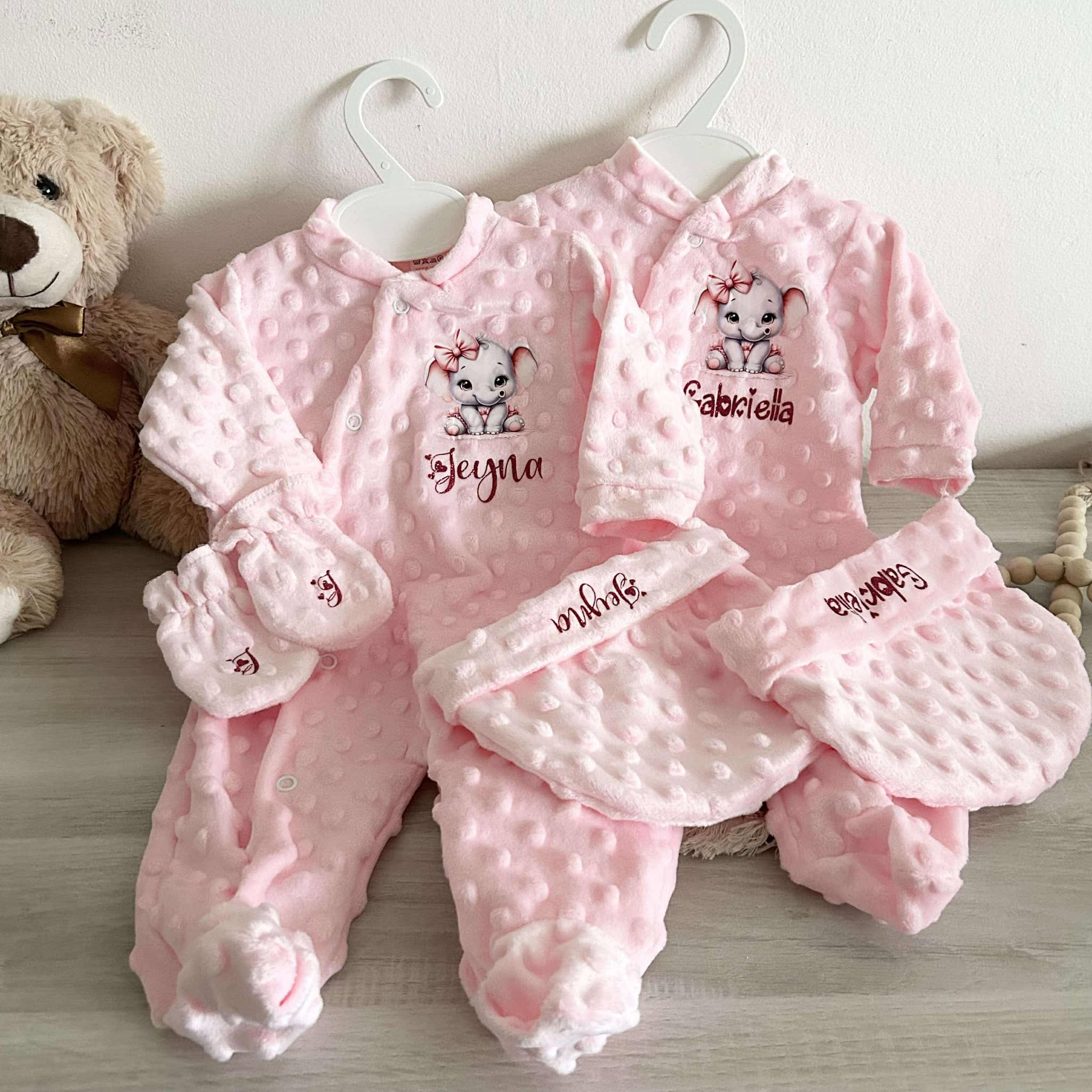 Coffret Pyjama Minky 3pcs Personnalisé