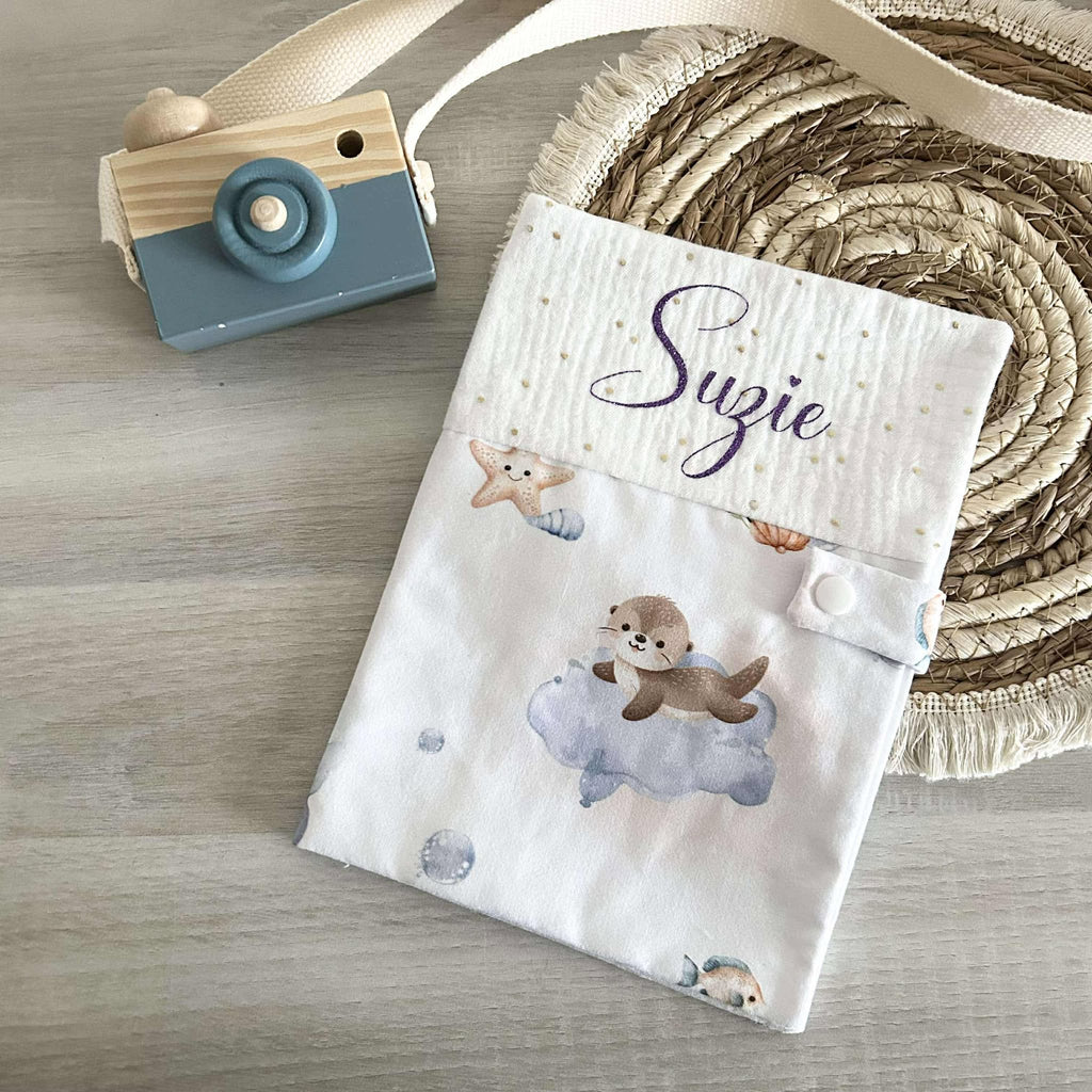 Carnet de Santé Gaze de Coton et Motif Personnalisé