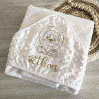 Cape de Bain Minky Personnalisée