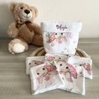 Créez et Personnalisez Votre Panier et ses 5 Lingettes en Tissu (Plusieurs Modèles)