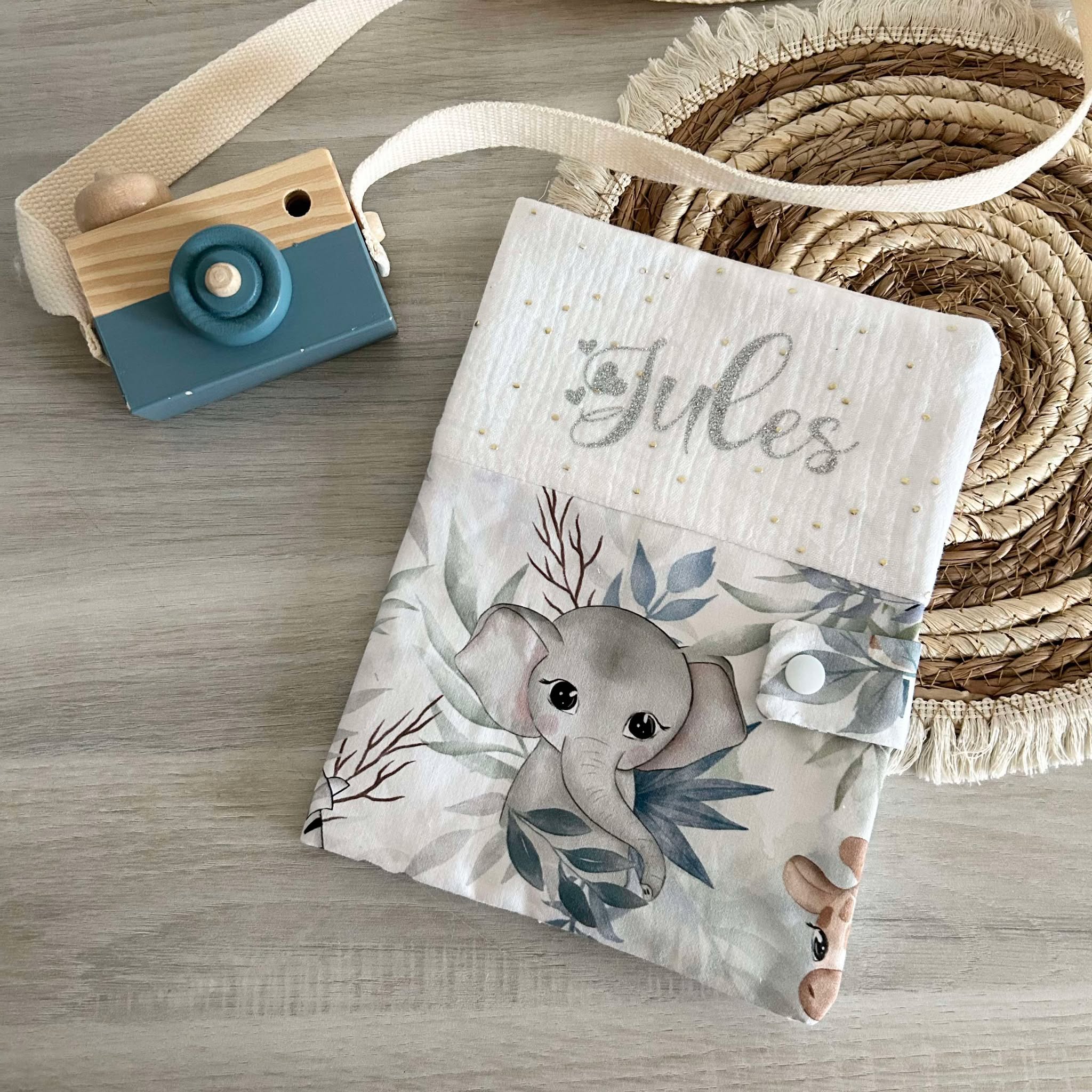 Carnet de Santé Gaze de Coton et Motif Personnalisé