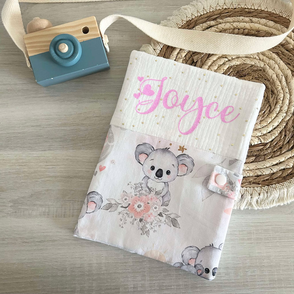 Carnet de Santé Gaze de Coton et Motif Personnalisé