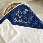 Cape de Bain Minky à Personnaliser (Plusieurs Couleurs)