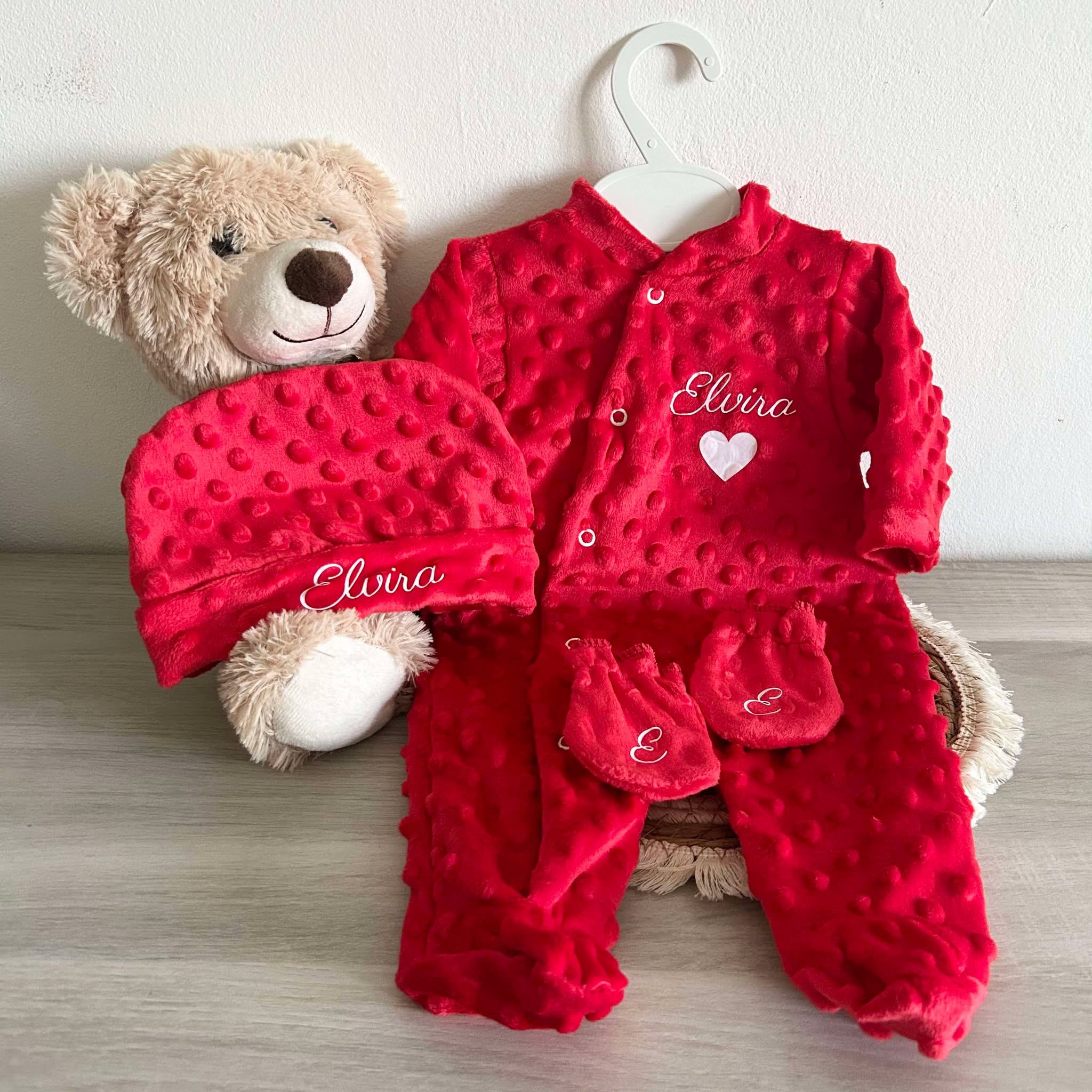 Coffret Pyjama Minky 3pcs Personnalisé