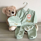 Coffret Pyjama Velours 3pcs Personnalisé