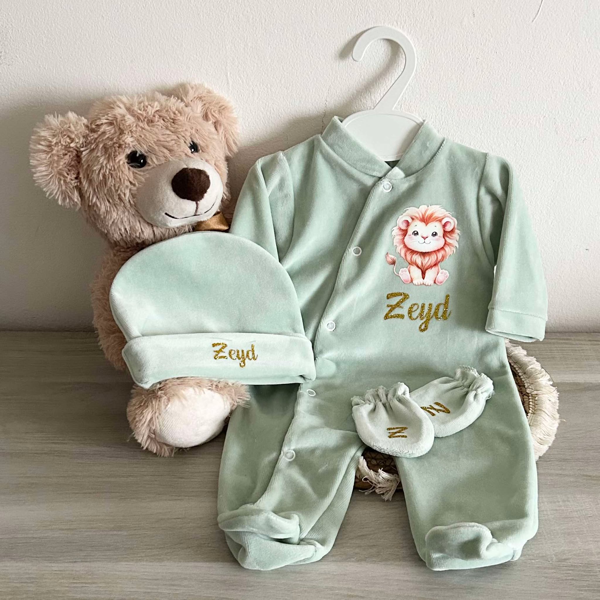 Coffret Pyjama 3pcs - Velours (9 couleurs)