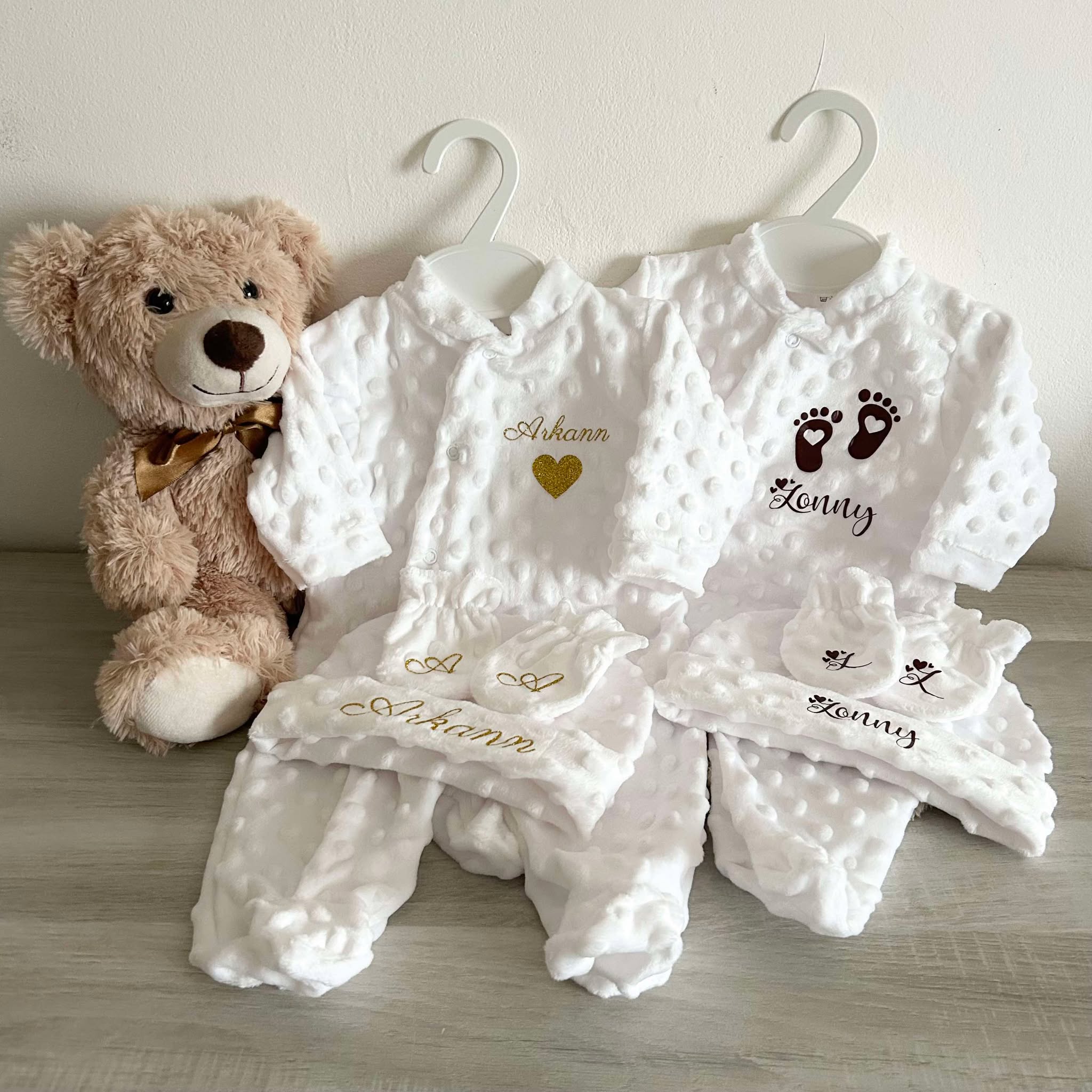 Coffret Pyjama Minky 3pcs Personnalisé