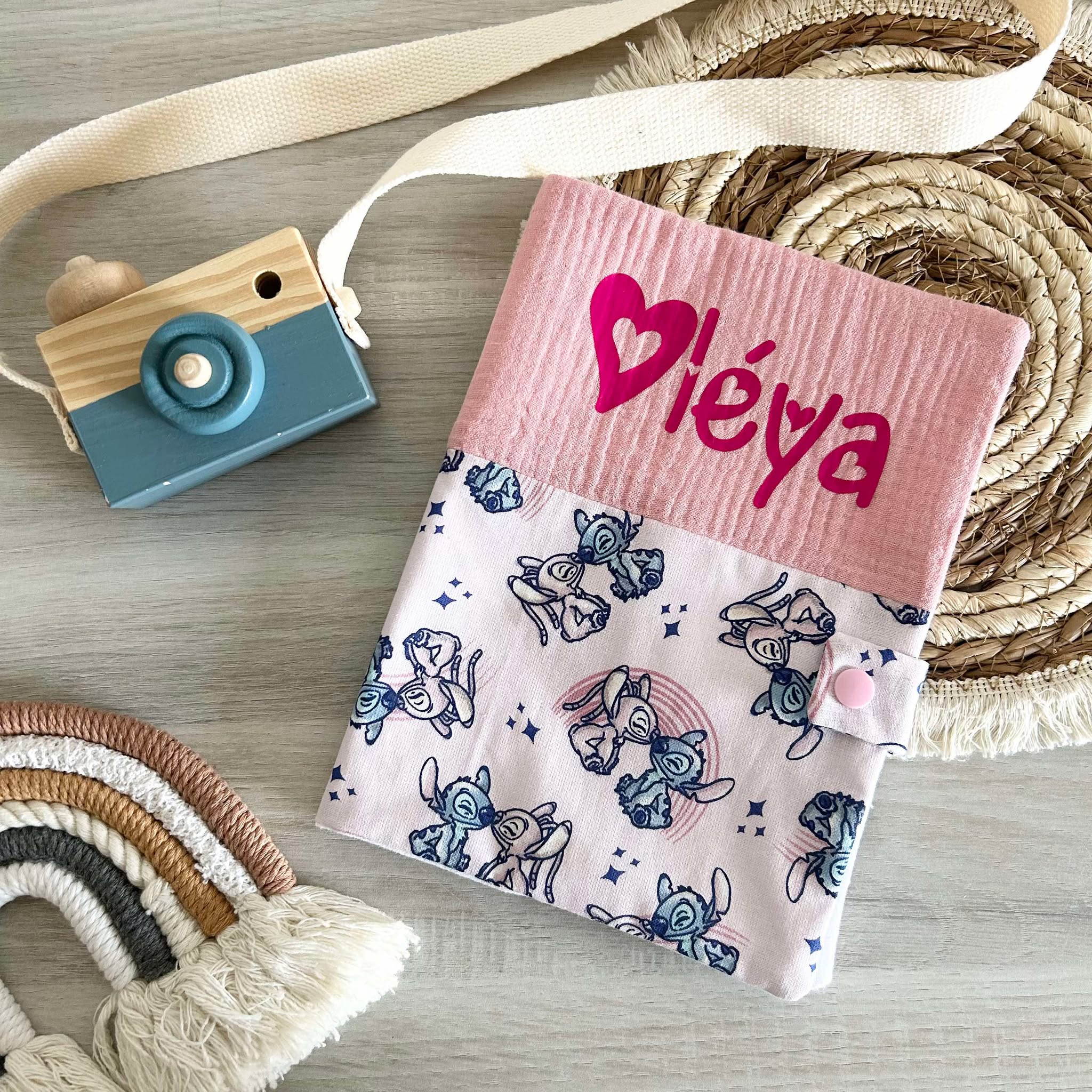 Carnet de Santé Gaze de Coton et Motif Personnalisé