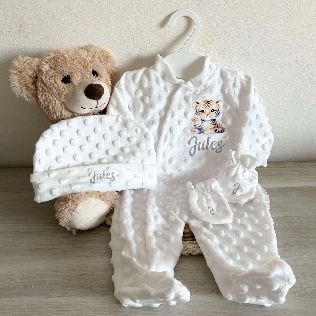 Coffret Pyjama Minky 3pcs Personnalisé