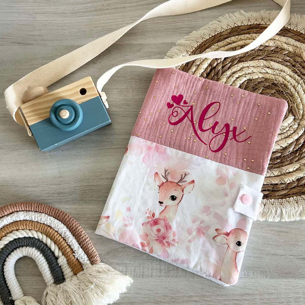 Carnet de Santé Gaze de Coton et Motif Personnalisé