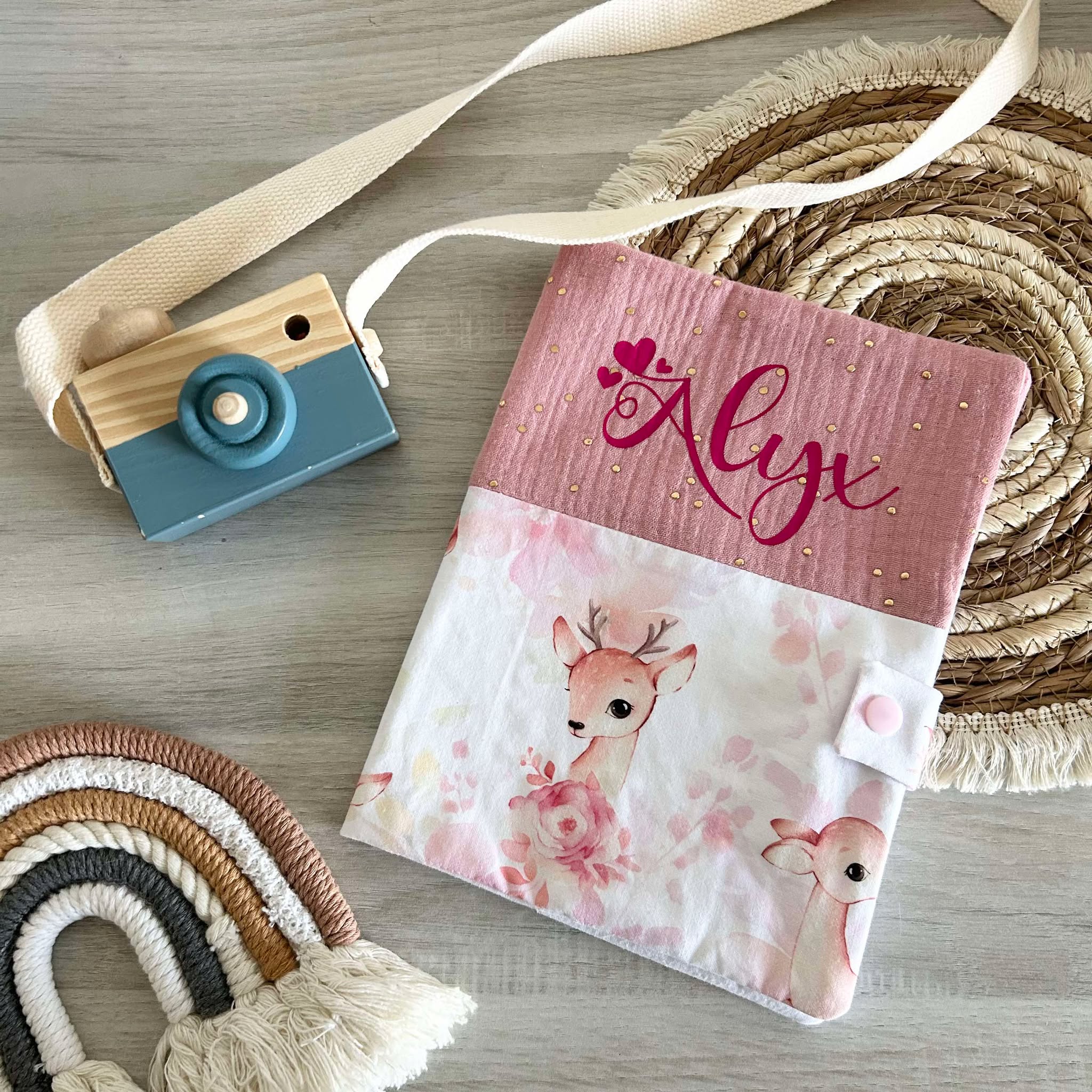 Carnet de Santé Gaze de Coton et Motif Personnalisé