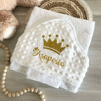 Cape de Bain Minky Personnalisée