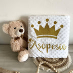 Couverture Minky Personnalisée