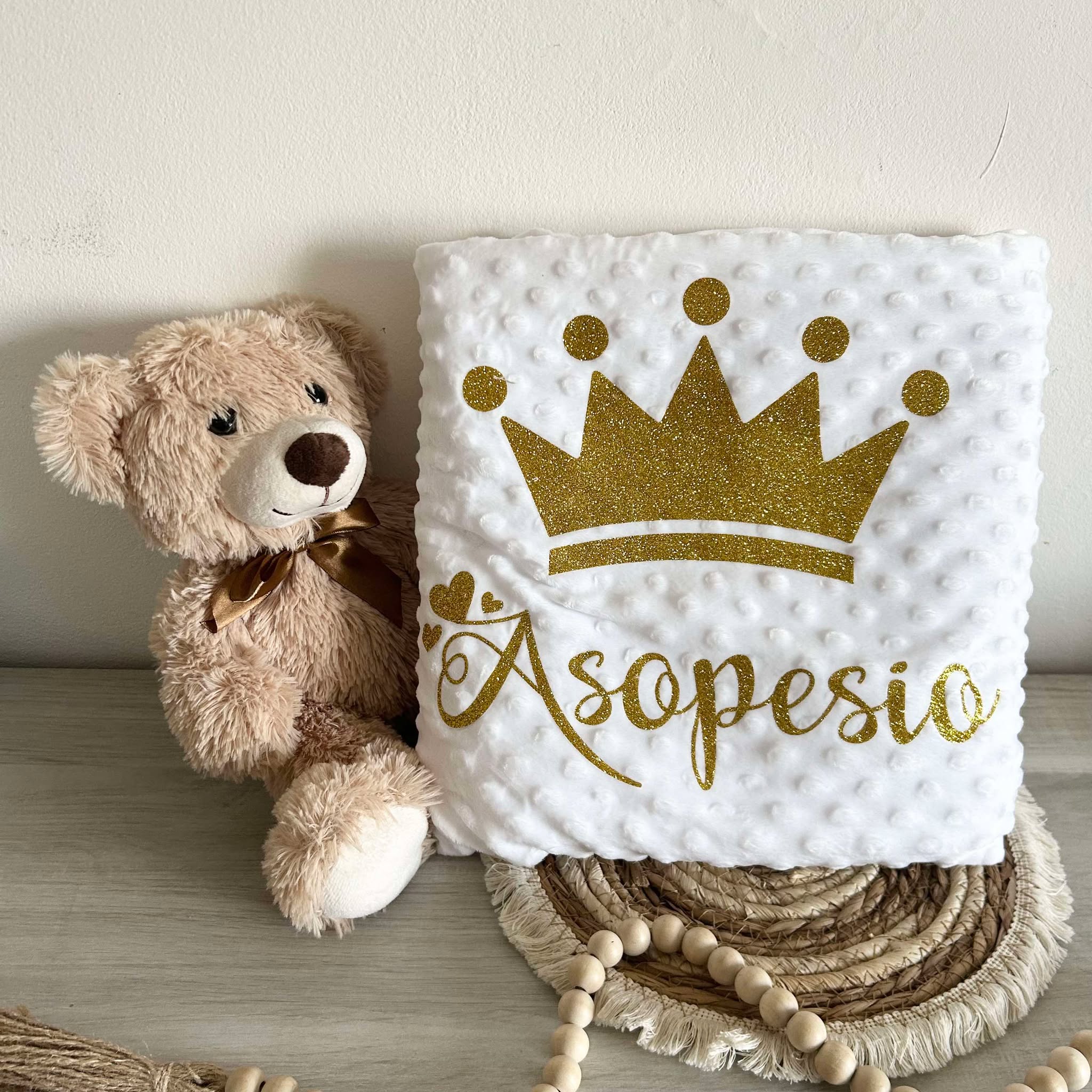 Couverture Minky Personnalisée