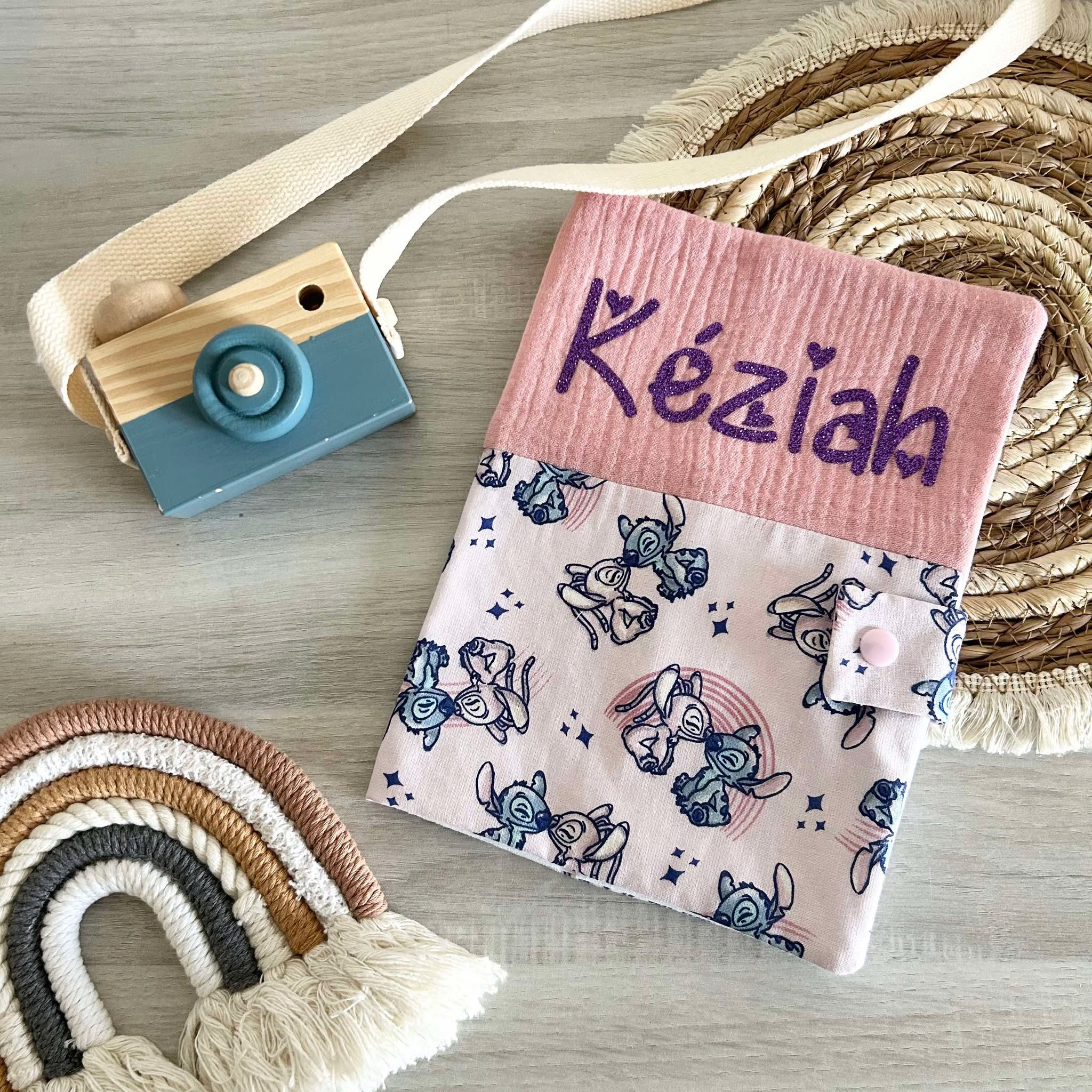 Carnet de Santé Gaze de Coton et Motif Personnalisé