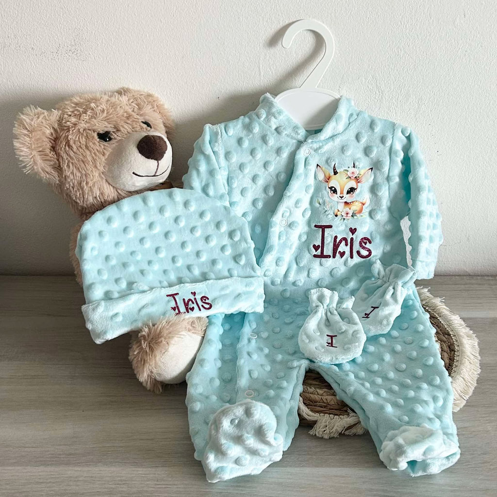 Coffret Pyjama Minky 3pcs Personnalisé