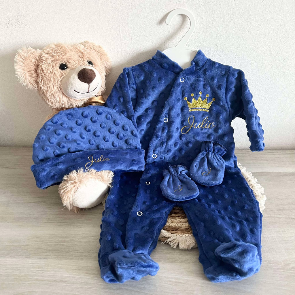 Coffret Pyjama Minky 3pcs Personnalisé