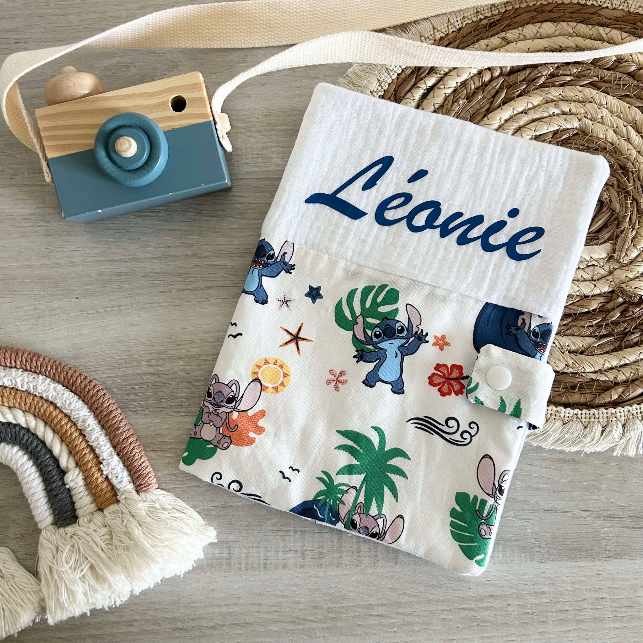 Carnet de Santé Gaze de Coton et Motif Personnalisé