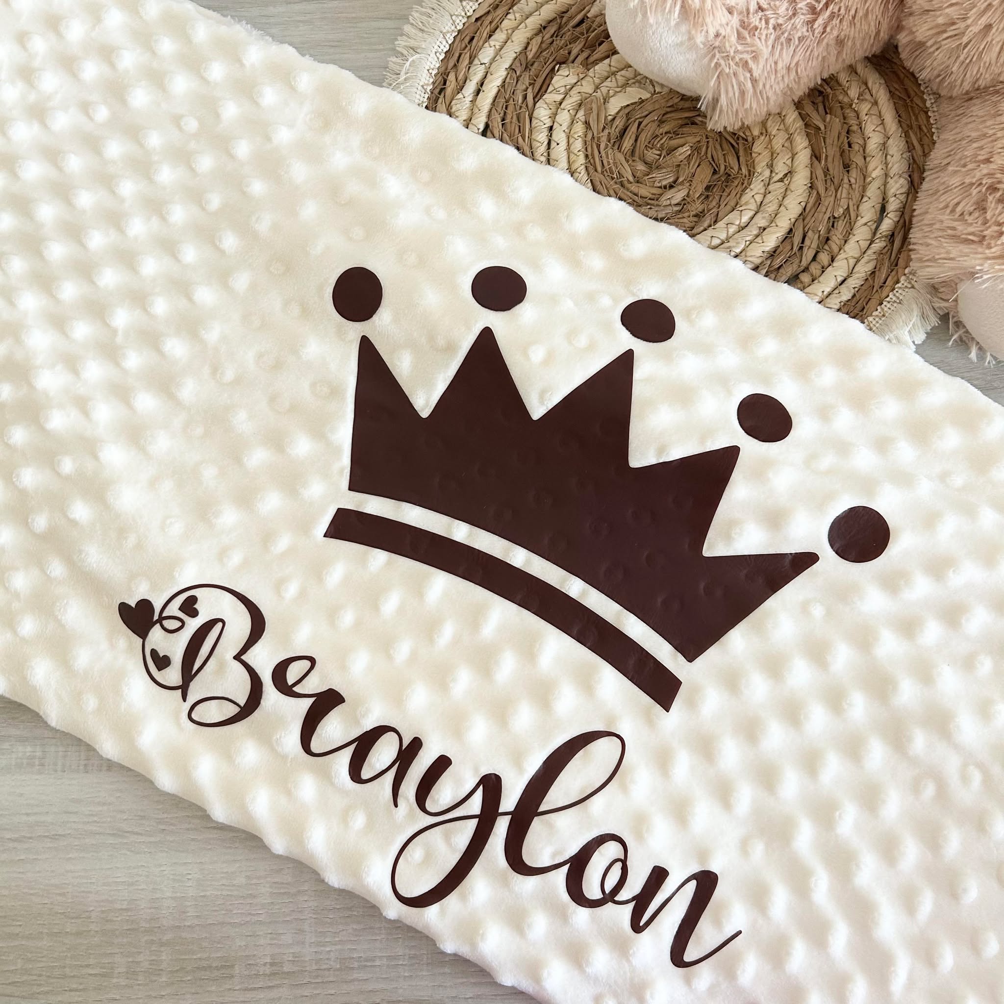 Couverture Minky Personnalisée