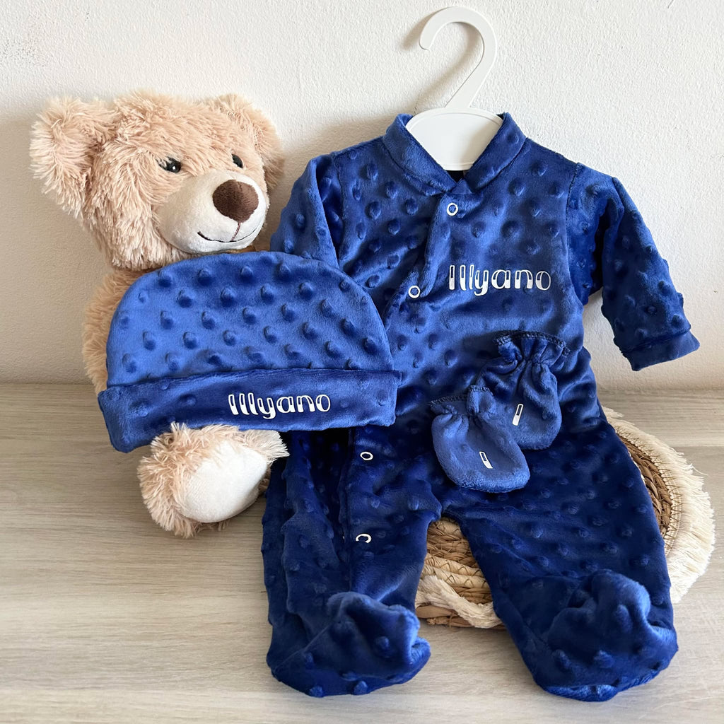 Coffret Pyjama Minky 3pcs Personnalisé