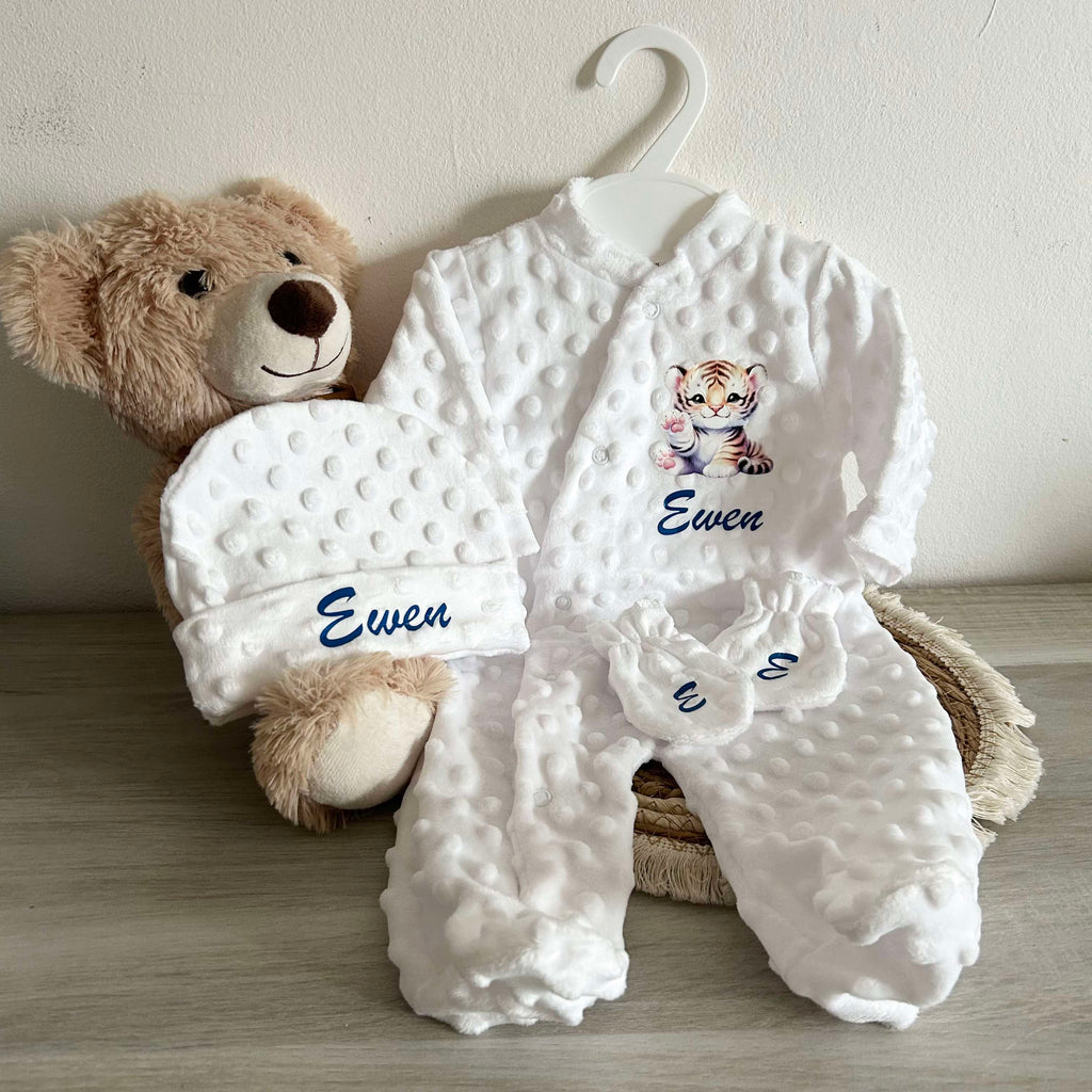 Coffret Pyjama Minky 3pcs Personnalisé