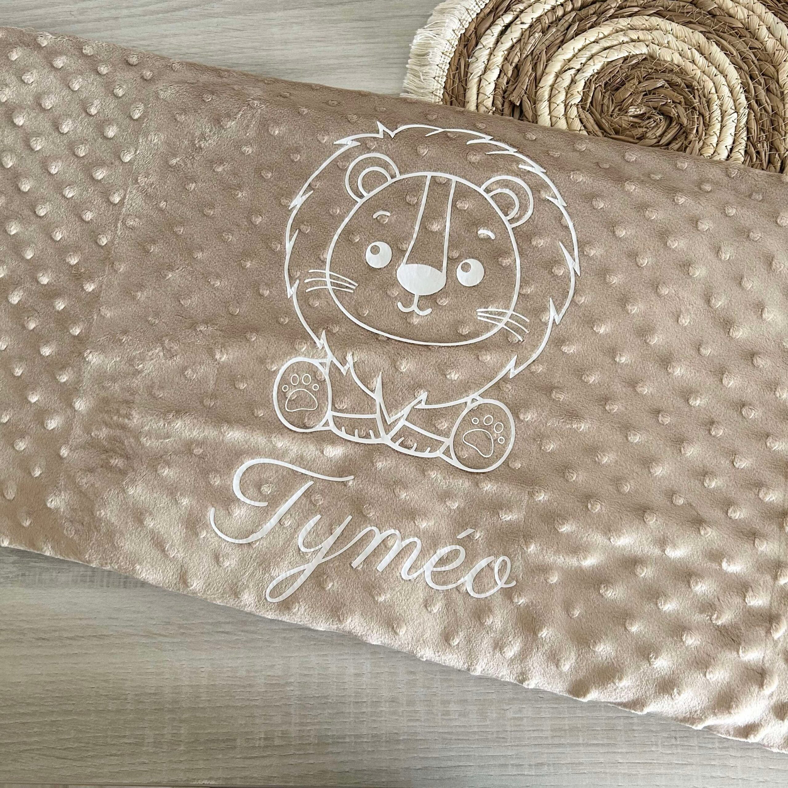 Couverture Minky Personnalisée